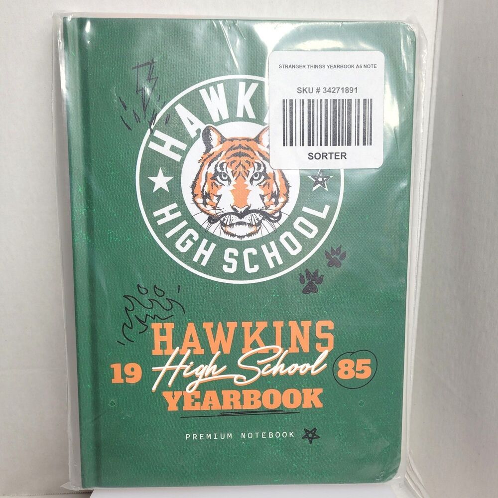 Stranger Things Hawkins High Yearbook Scented Premium Notebook